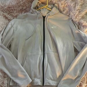 nike zip up size small light pink